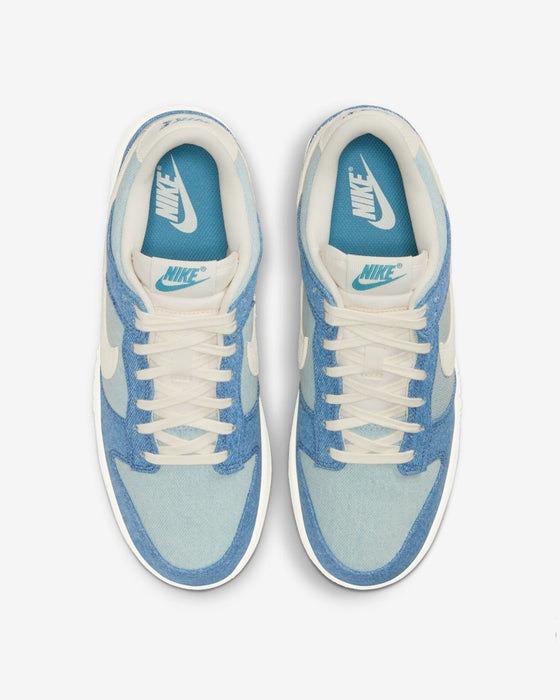 Nike Women's Dunk Low Shoes - Smokey Blue / Denim Turquoise / Ochre / Pale Ivory - Just For Sports