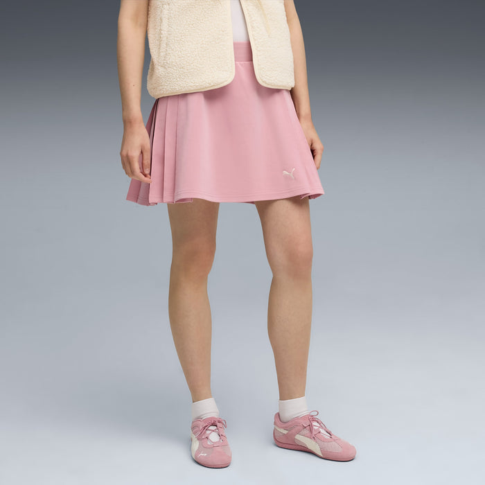 Puma Women's Wardrobe Essentials Pleated Skirt - Poised Pink - Just For Sports