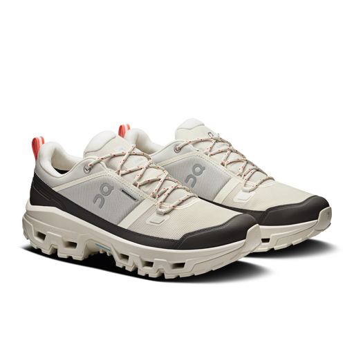 On Running Men's Cloudrock Low Waterproof Shoes - Ivory / Ivory - Just For Sports