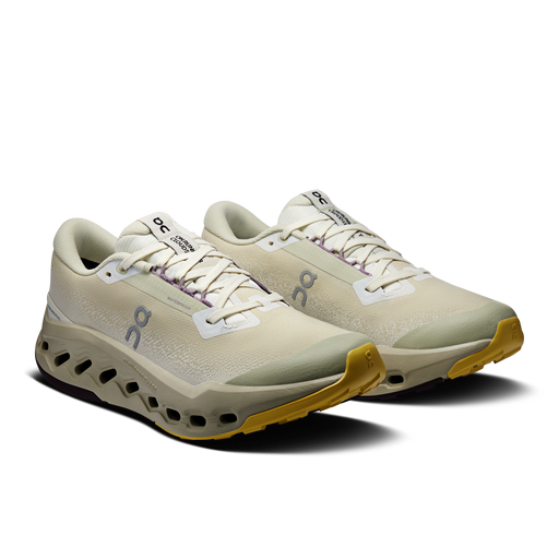 On Running Women's Cloudsurfer Trail 2 Waterproof Shoes - Ghost / Chalk - Just For Sports