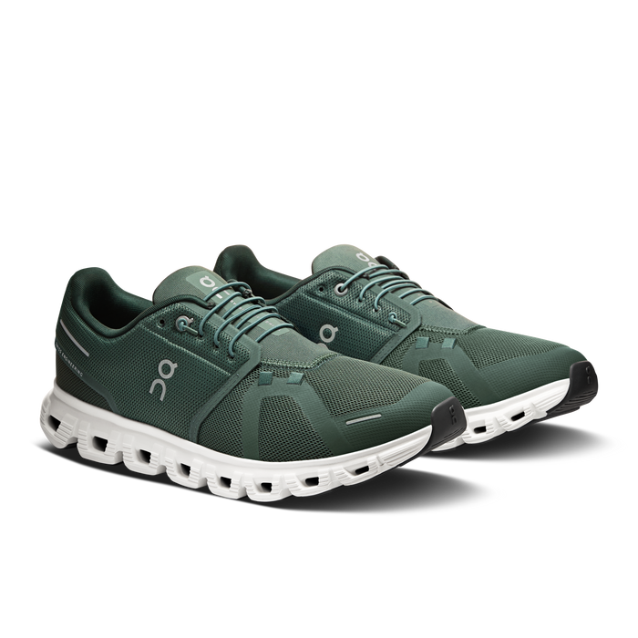 On Running Men's Cloud 6 Shoes - Olive / Evergreen - Just For Sports