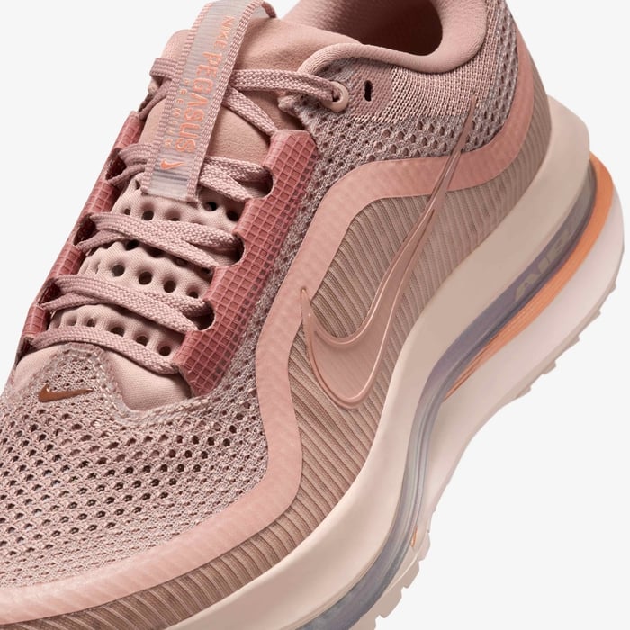 Nike Women's Pegasus Premium Shoes - Particle Pink / Silt Red / Metallic Silver / Metallic Rose Gold - Just For Sports
