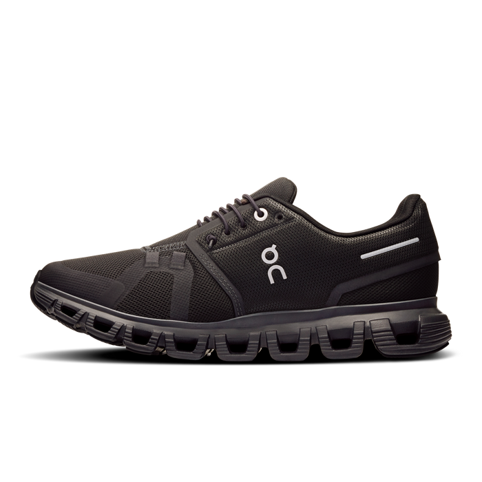 On Running Women's Cloud 6 Wide Shoes - Black / Black - Just For Sports