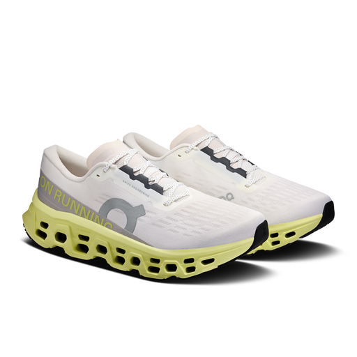 On Running Men's Cloudmonster 3 Shoes - Ivory / Limelight - Just For Sports