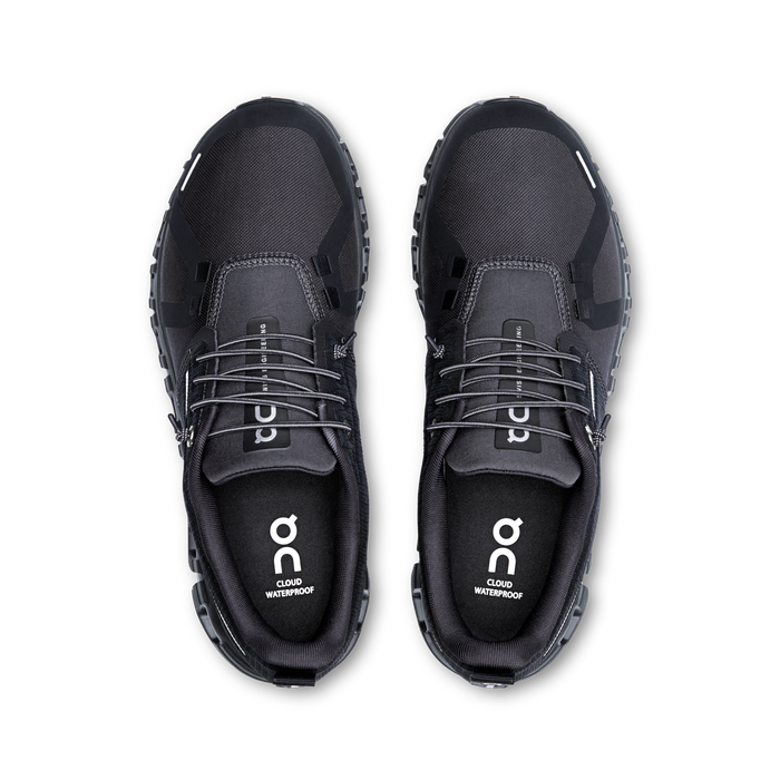 On Running Women's Cloud 6 Waterproof Shoes - Black / Black - Just For Sports