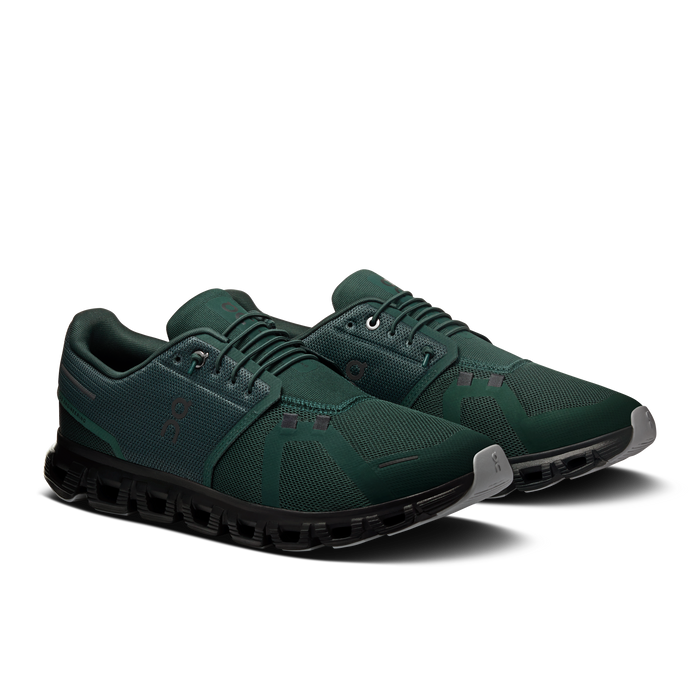 On Running Men's Cloud 6 Shoes - Evergreen / Glacier