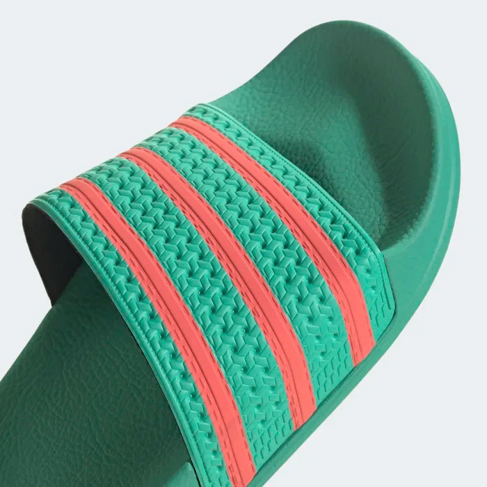 Adidas Adilette Slides - Hi Res Green / Semi Turbo