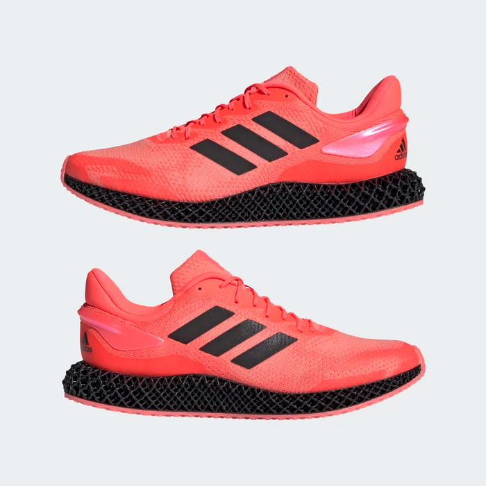 Adidas Unisex 4D Run 1.0 Shoes - Signal Pink / Core Black / Light Flas Just For Sports Adidas Unisex 4D Run 1.0 Shoes - Signal Pink / Core Black / Light Flas Just For Sports