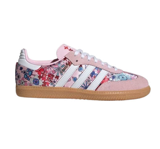 Adidas Kids' Samba Og Liberty London Shoes - Clear Pink / Cloud White / Gum - Just For Sports