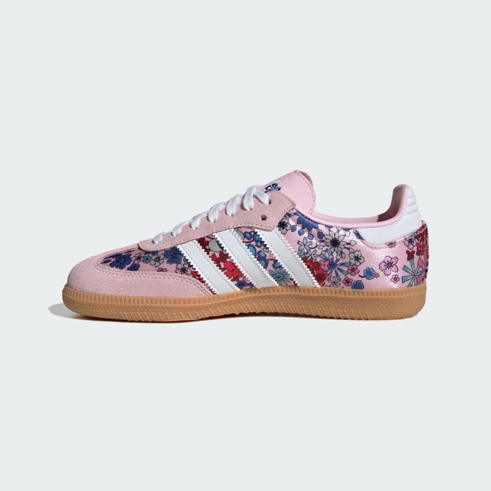 Adidas Kids' Samba Og Liberty London Shoes - Clear Pink / Cloud White / Gum - Just For Sports