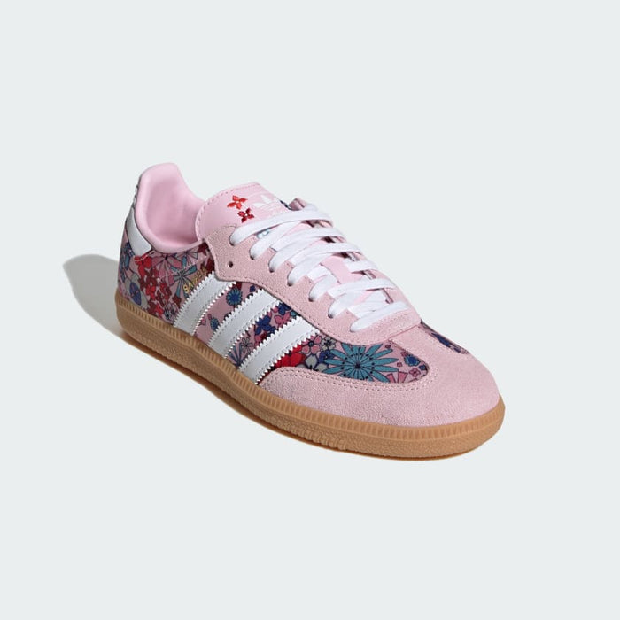 Adidas Kids' Samba Og Liberty London Shoes - Clear Pink / Cloud White / Gum - Just For Sports