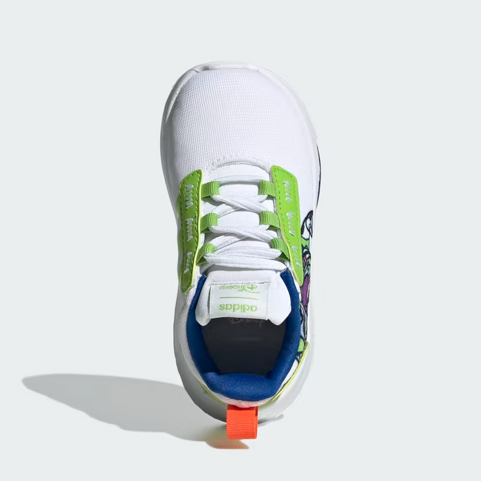 Adidas Kid's Racer TR21 Buzz Lightyear Shoes - Cloud White / Cloud White / Semi Solar Green