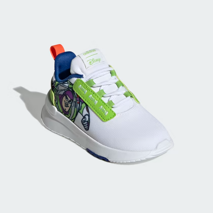 Adidas Kid's Racer TR21 Buzz Lightyear Shoes - Cloud White / Cloud White / Semi Solar Green
