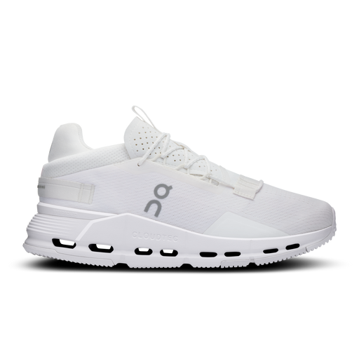 On Running Women's Cloudnova 2 Shoes - All White - Just For Sports