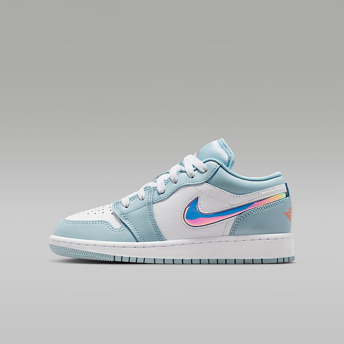 Nike Kids' Jordan 1 Low Alt Shoes - Ocean Bliss / White / Atomic Pink - Just For Sports