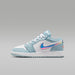 Nike Kids' Jordan 1 Low Alt Shoes - Ocean Bliss / White / Atomic Pink - Just For Sports