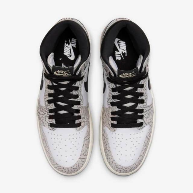 Nike Men's Air Jordan 1 Retro OG Shoes - Tech Grey / Muslin / Black / White