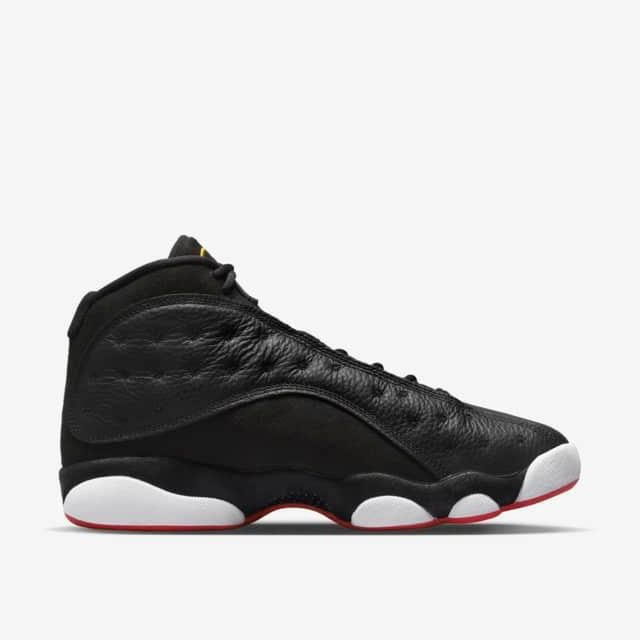 Nike Men's Air Jordan 13 Retro Playoffs Shoes - Black / Vasity Red / White / Yellow