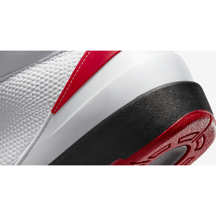 Nike Men's Jordan Retro 2 Shoes - White / Varsity Red / Black