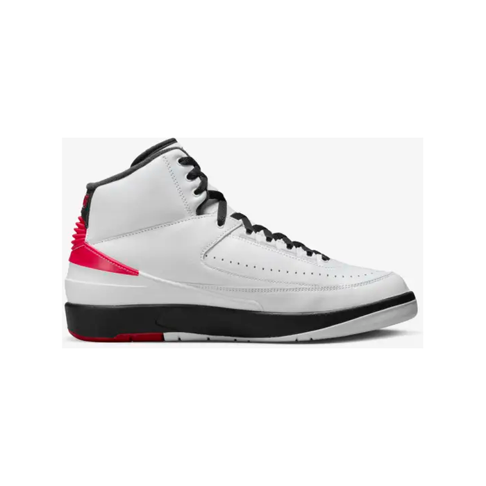 Nike Men's Jordan Retro 2 Shoes - White / Varsity Red / Black