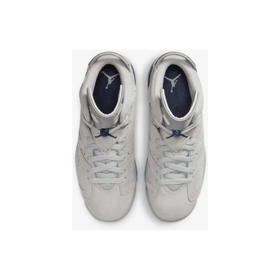 Nike Kid's Air Jordan 6 Retro Shoes - Magnet / College Navy
