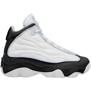 Nike Kid's Jordan Pro Strong Shoes - White / Black / Blue Tint