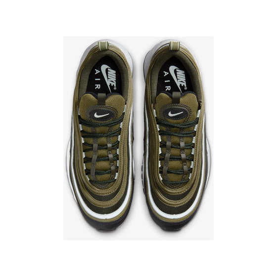 Nike Men's Air Max 97 Black Metallic Silver Casual Shoes