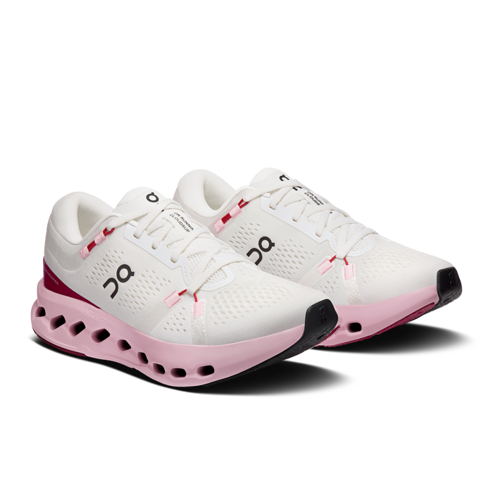 On Running Women's Cloudsurfer 2 Shoes - Ivory / Peony - Just For Sports