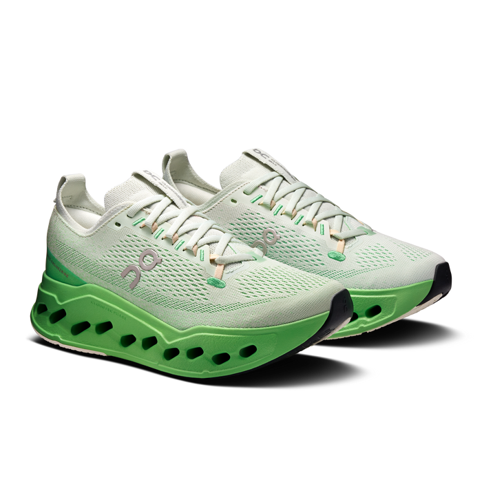 On Running Women's Cloudsurfer Max Shoes - Mineral / Honeydew - Just For Sports