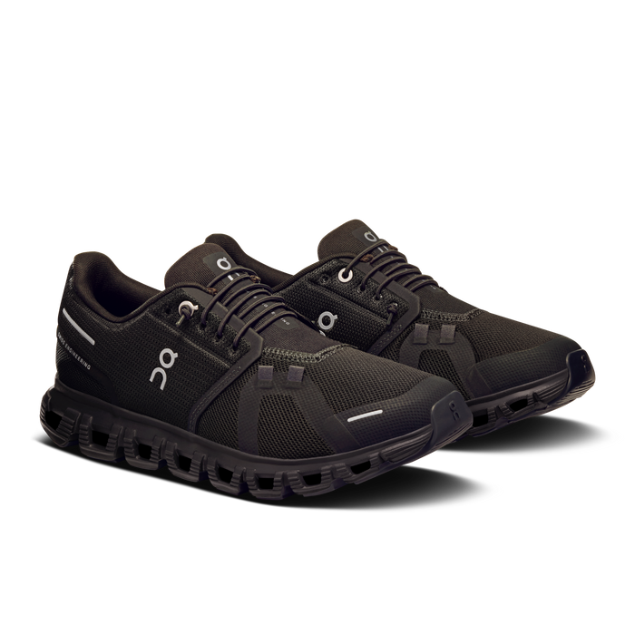 On Running Women's Cloud 6 Wide Shoes - Black / Black - Just For Sports