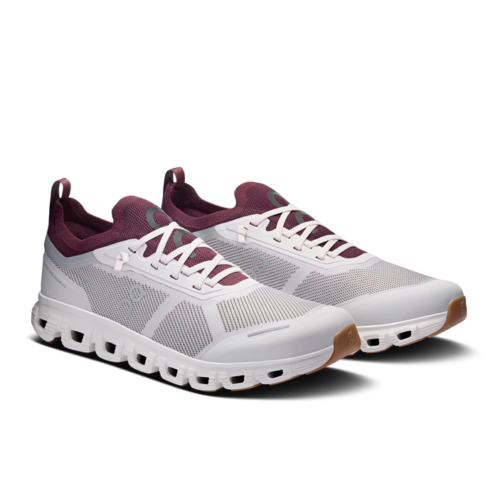 On Running Men's Cloud 6 Versa Shoes - Silver / Maroon