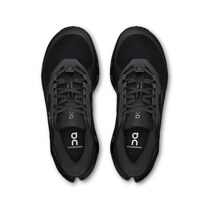 On Running Men's Cloudrunner 3 Shoes - Black / Black - Just For Sports