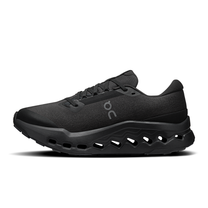 On Running Women's Cloudsurfer Trail 2 Waterproof Shoes - Black / Black - Just For Sports