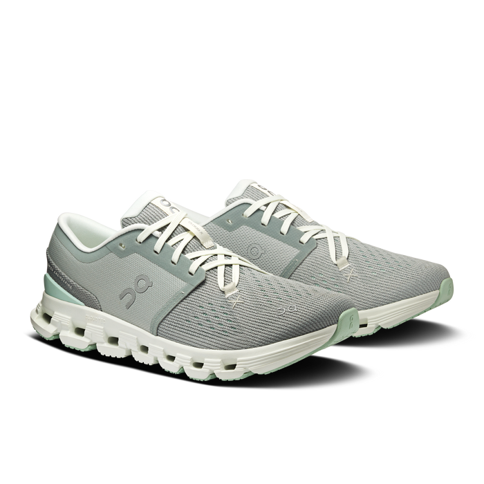 On Running Women's Cloud X 4 Shoes - Tin / Iceberg