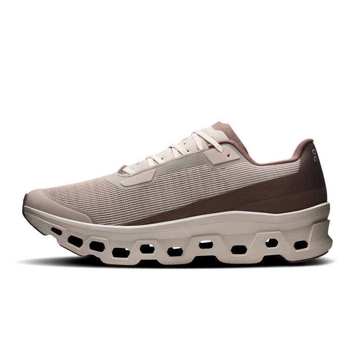 On Running Men's Cloudmonster Void Shoes - Fog / Pearl