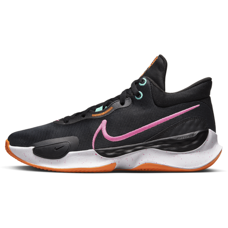 Nike Men's Renew Elevate 3 Shoes - Black /Anthracite / Brilliant Orange / Pink Spell