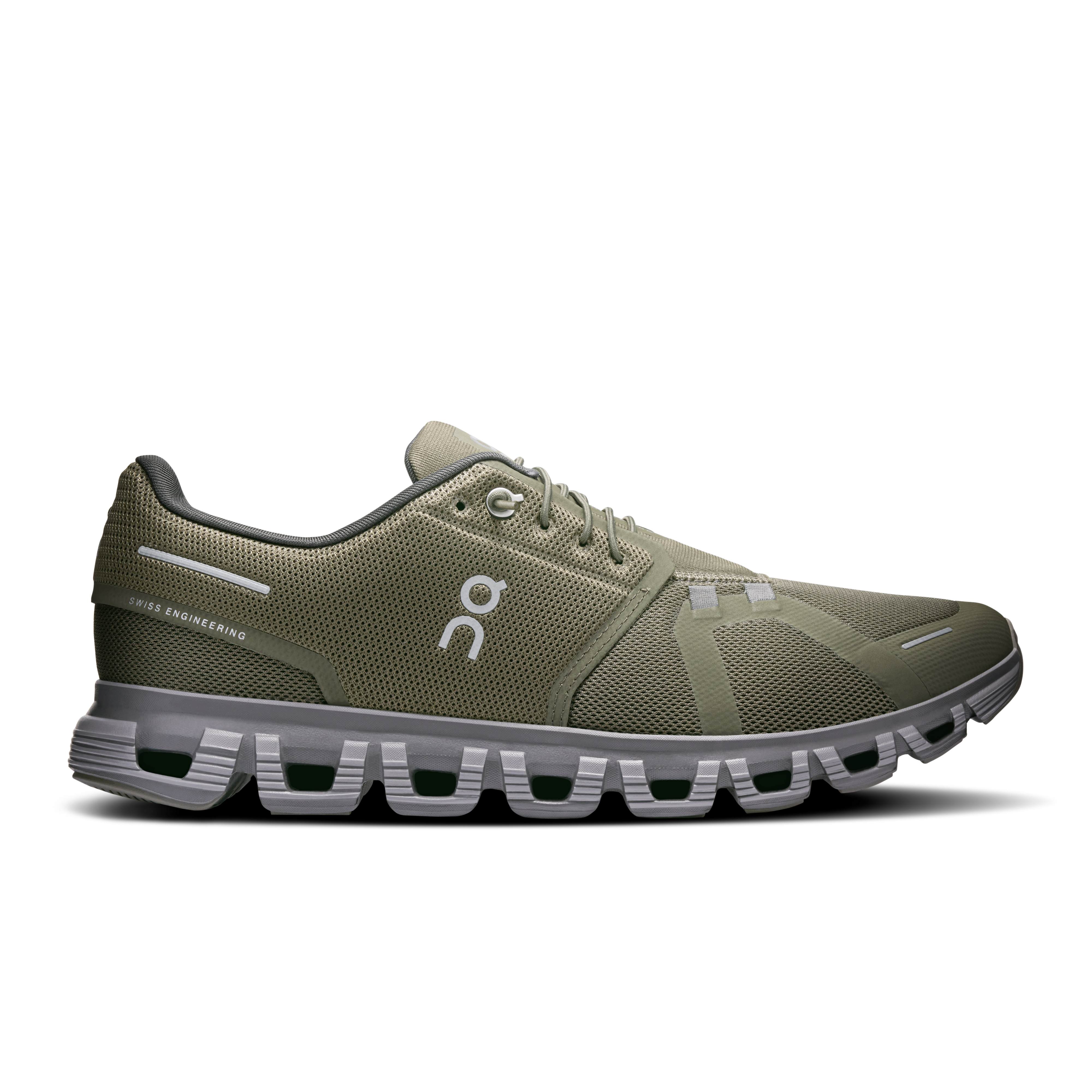 On Running Men's Cloud 6 Shoes - Olive / Eclipse