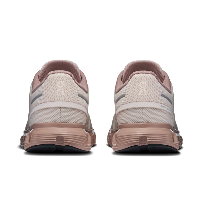 On Running Women's Cloud 6 Shoes - Oyster / Biscuit - Just For Sports