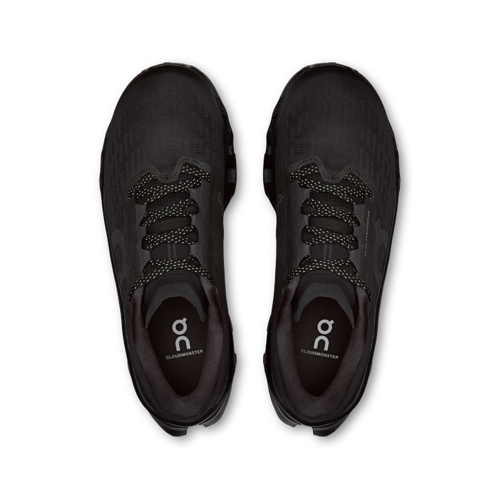 On Running Women's Cloudmonster 3 Shoes - Black / Black - Just For Sports