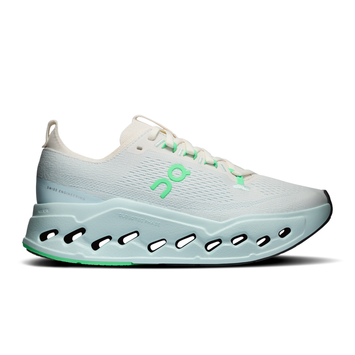 On Running Women's Cloudsurfer Max Shoes - Ivory / Flurry