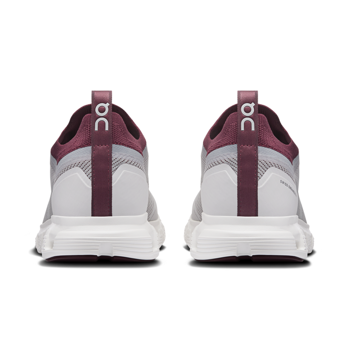 On Running Men's Cloud 6 Versa Shoes - Silver / Maroon