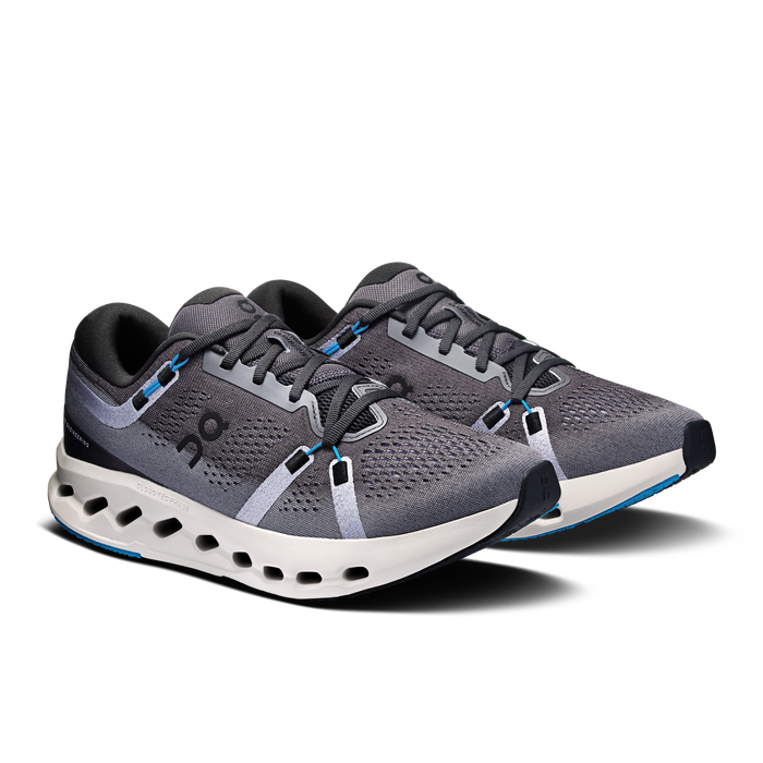 On Running Men's Cloudsurfer 2 Wide Shoes - Black / Malibu - Just For Sports