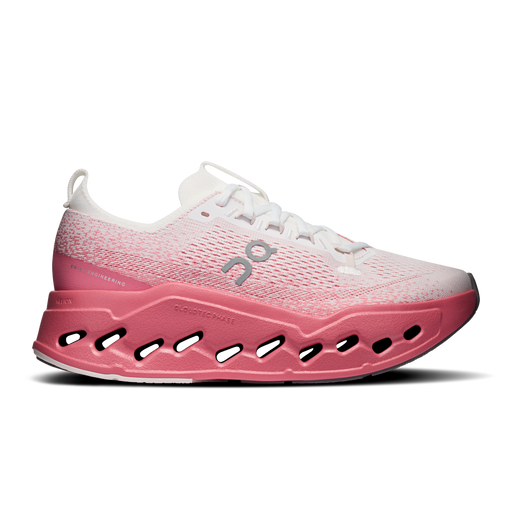 On Running Women's Cloudsurfer Max Shoes - White / Camellia - Just For Sports