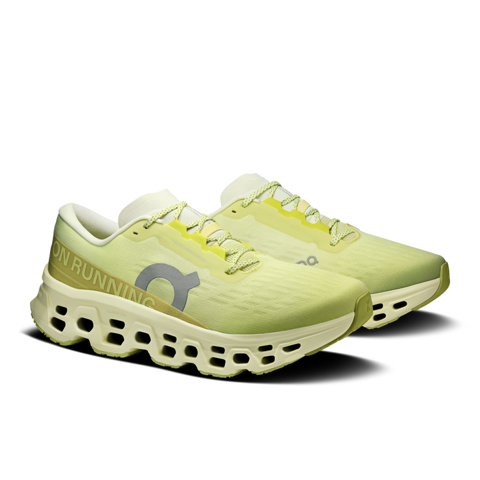 On Running Men's Cloudmonster 3 Shoes - Limelight / Seedling