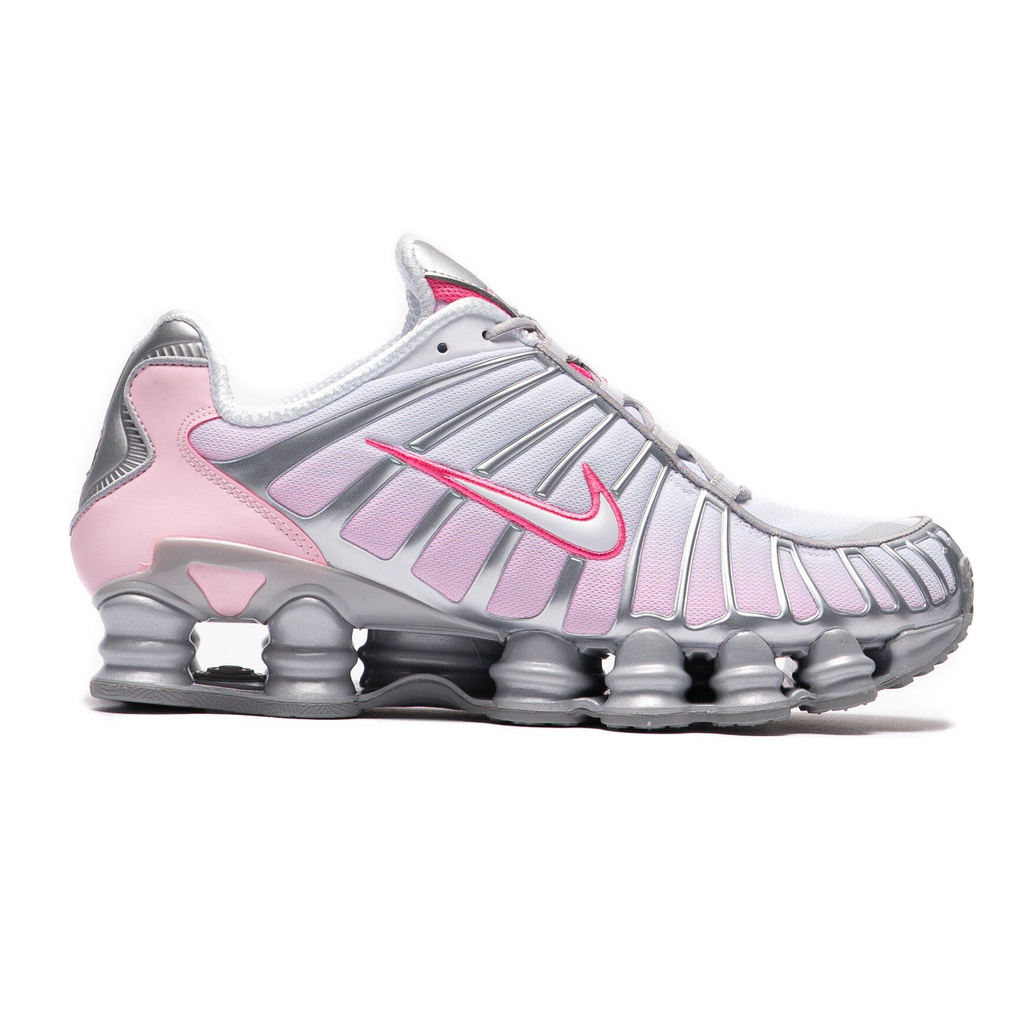 Nike Women's Shox Tl Shoes - Metallic Platinum / Pinksicle / Pink