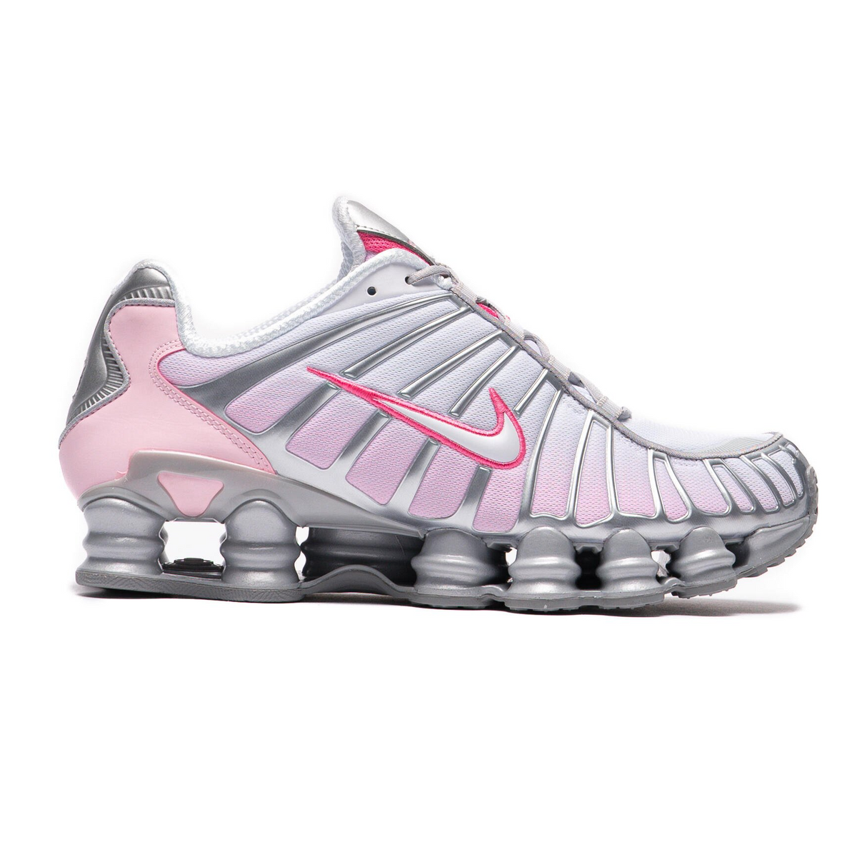 Nike Women's Shox Tl Shoes - Metallic Platinum / Pinksicle / Pink