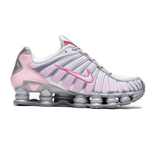 Nike Women's Shox Tl Shoes - Metallic Platinum / Pinksicle Nike Women's Shox Tl Shoes - Metallic Platinum / Pinksicle