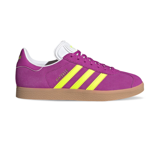 Adidas Women's Gazelle Shoes - Purple Burst / Solar Yellow / Offwhite Just For Sports Adidas Women's Gazelle Shoes - Purple Burst / Solar Yellow / Offwhite Just For Sports