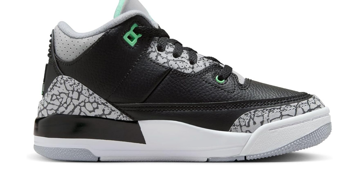 grey green jordan 3