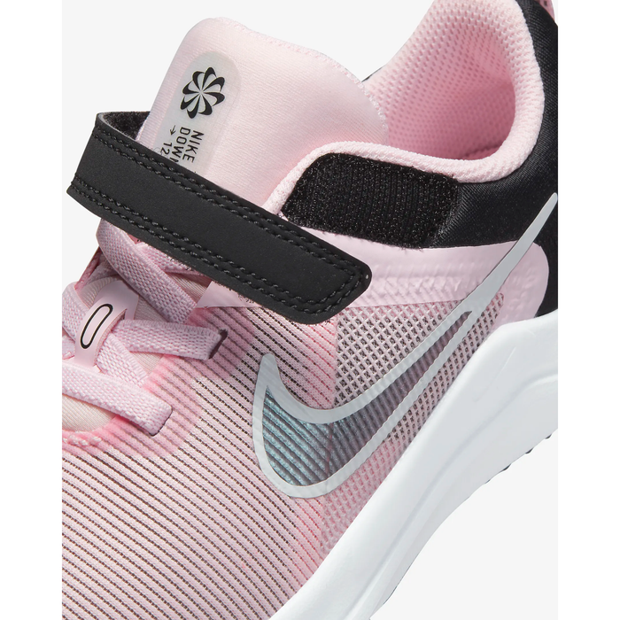 Nike Kid s Downshifter 12 Shoes Pink Foam Black Flat Pewter Just For Sports